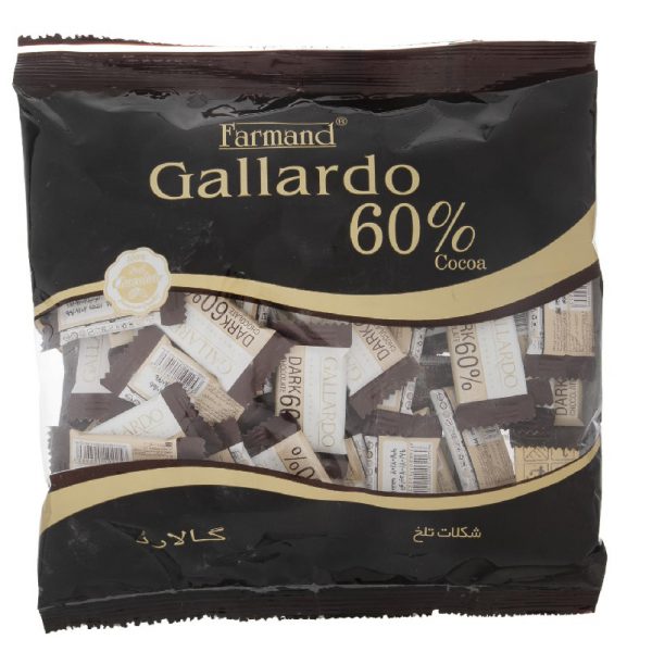 شکلات پذیرایی تلخ 60% گالاردو فله ای