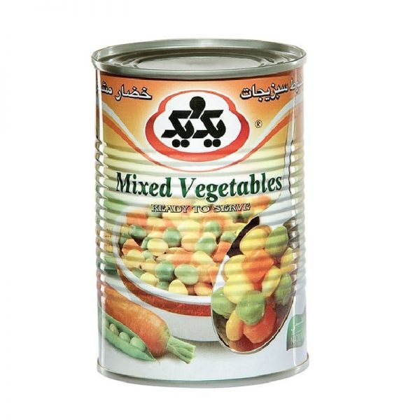 کنسرومخلوط سبزیجات یک و یک 420 گرمی